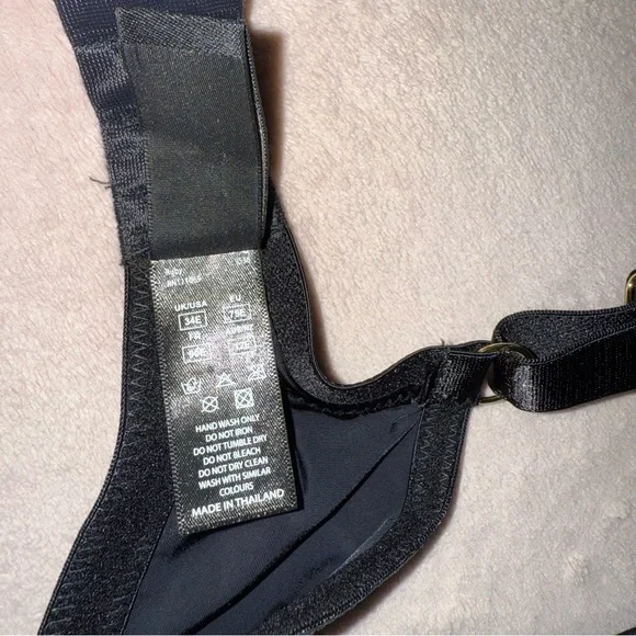 Panache black lace bra size 34E - Picture 7 of 9